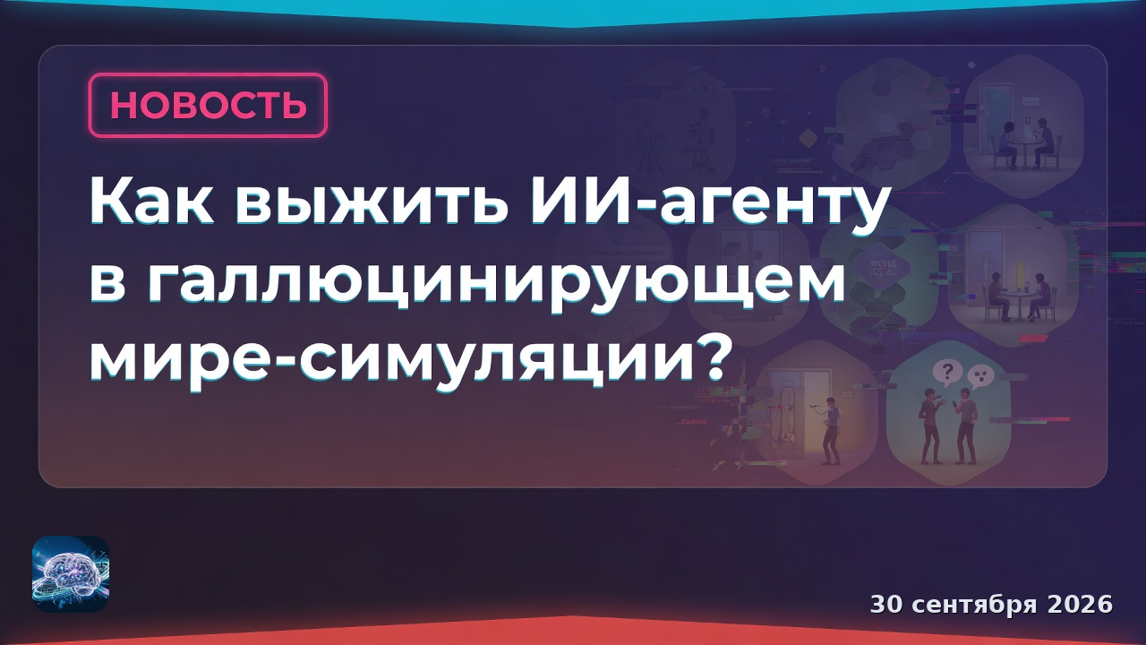 Как выжить ИИ-агенту в галлюцинирующем мире-симуляции?