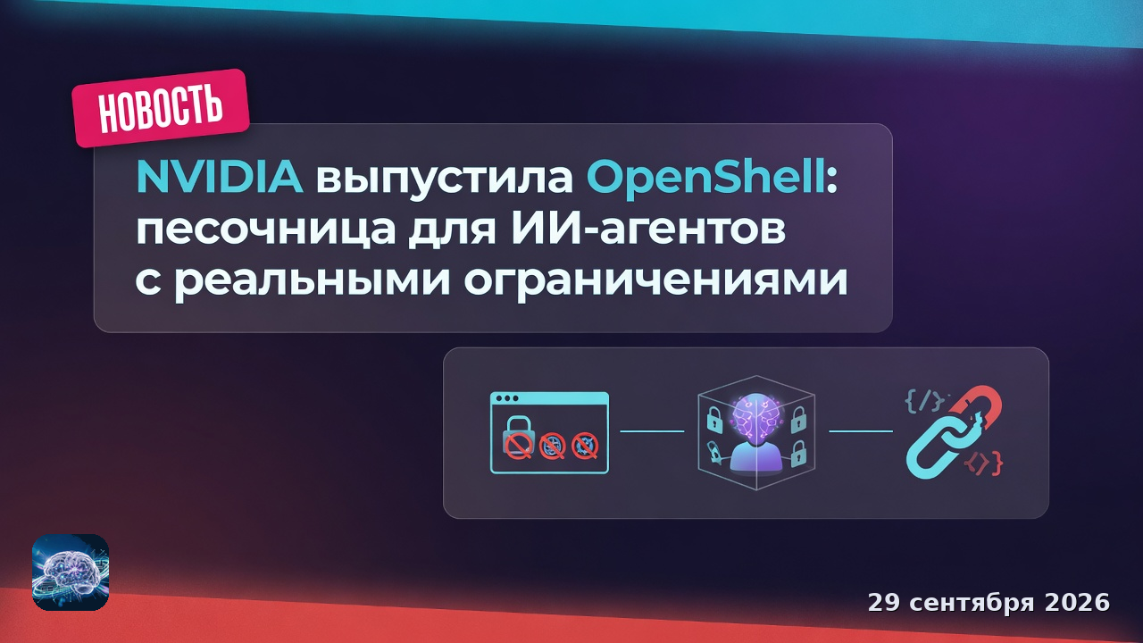 NVIDIA выпустила OpenShell: песочница для ИИ-агентов с реальными ограничениями
