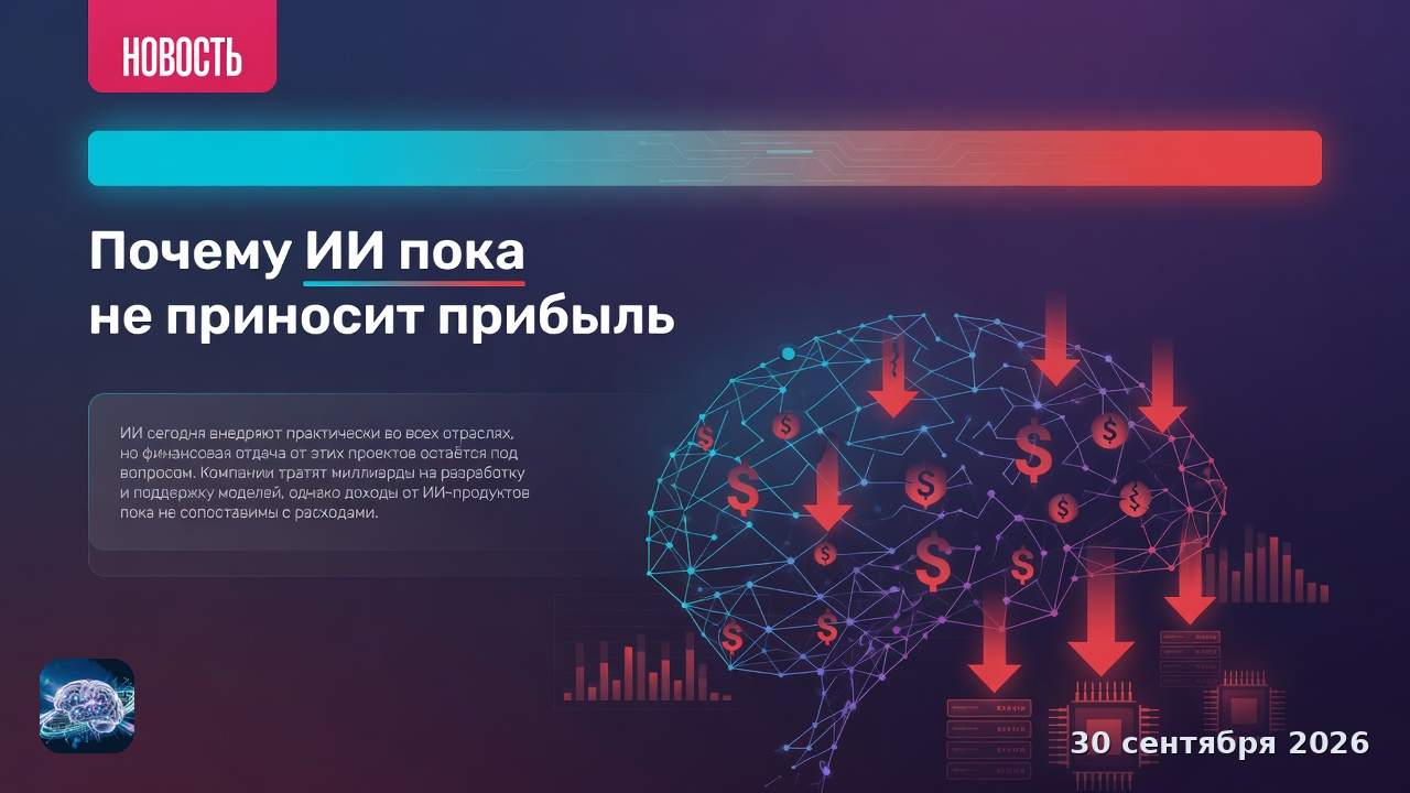 Почему ИИ пока не приносит прибыль
