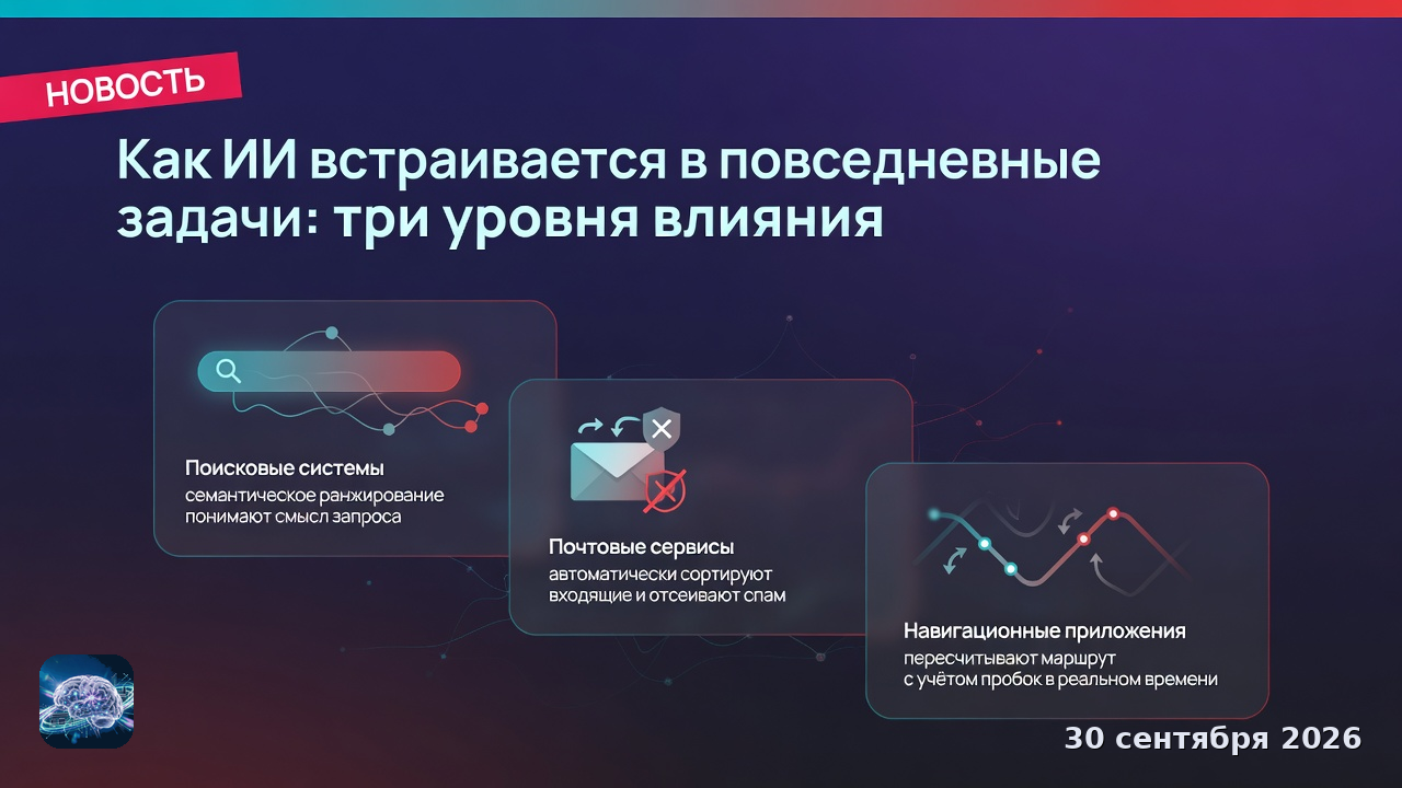 Как ИИ встраивается в повседневные задачи: три уровня влияния