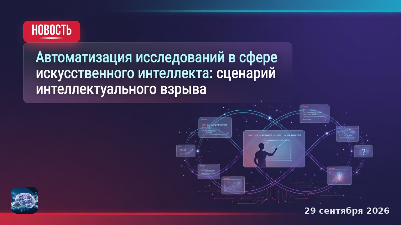 Автоматизация исследований в сфере искусственного интеллекта: сценарий интеллектуального взрыва