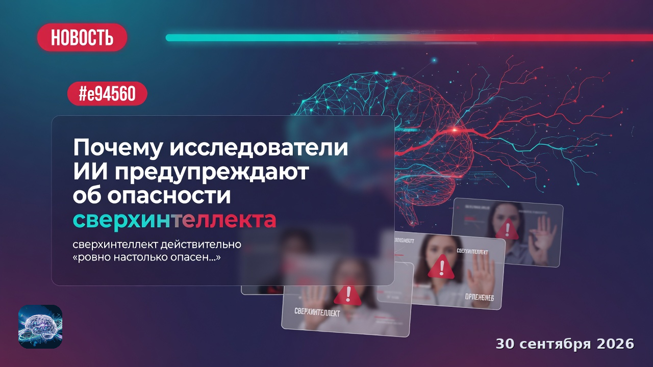 Почему исследователи ИИ предупреждают об опасности сверхинтеллекта