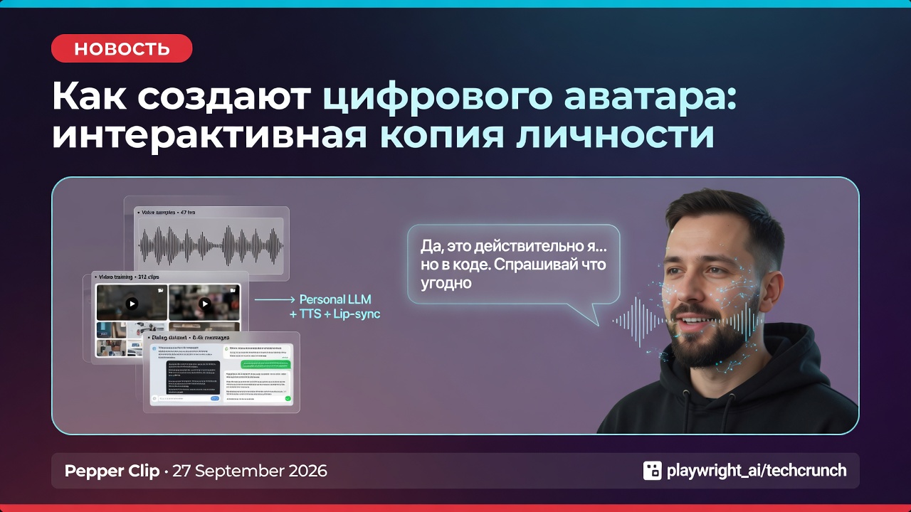 Как создают цифрового аватара: интерактивная копия личности