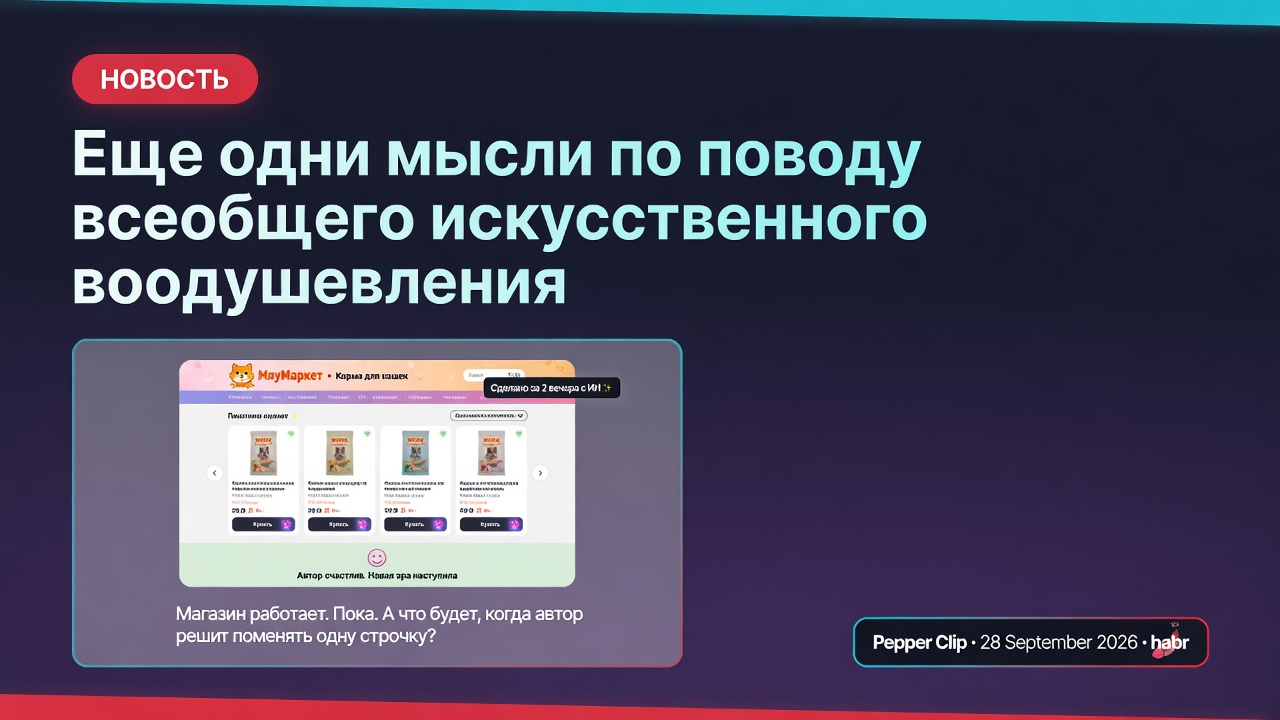 Еще одни мысли по поводу всеобщего искусственного воодушевления