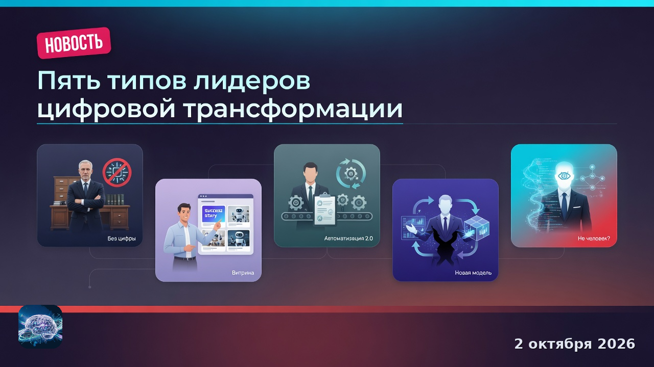Пять типов лидеров цифровой трансформации